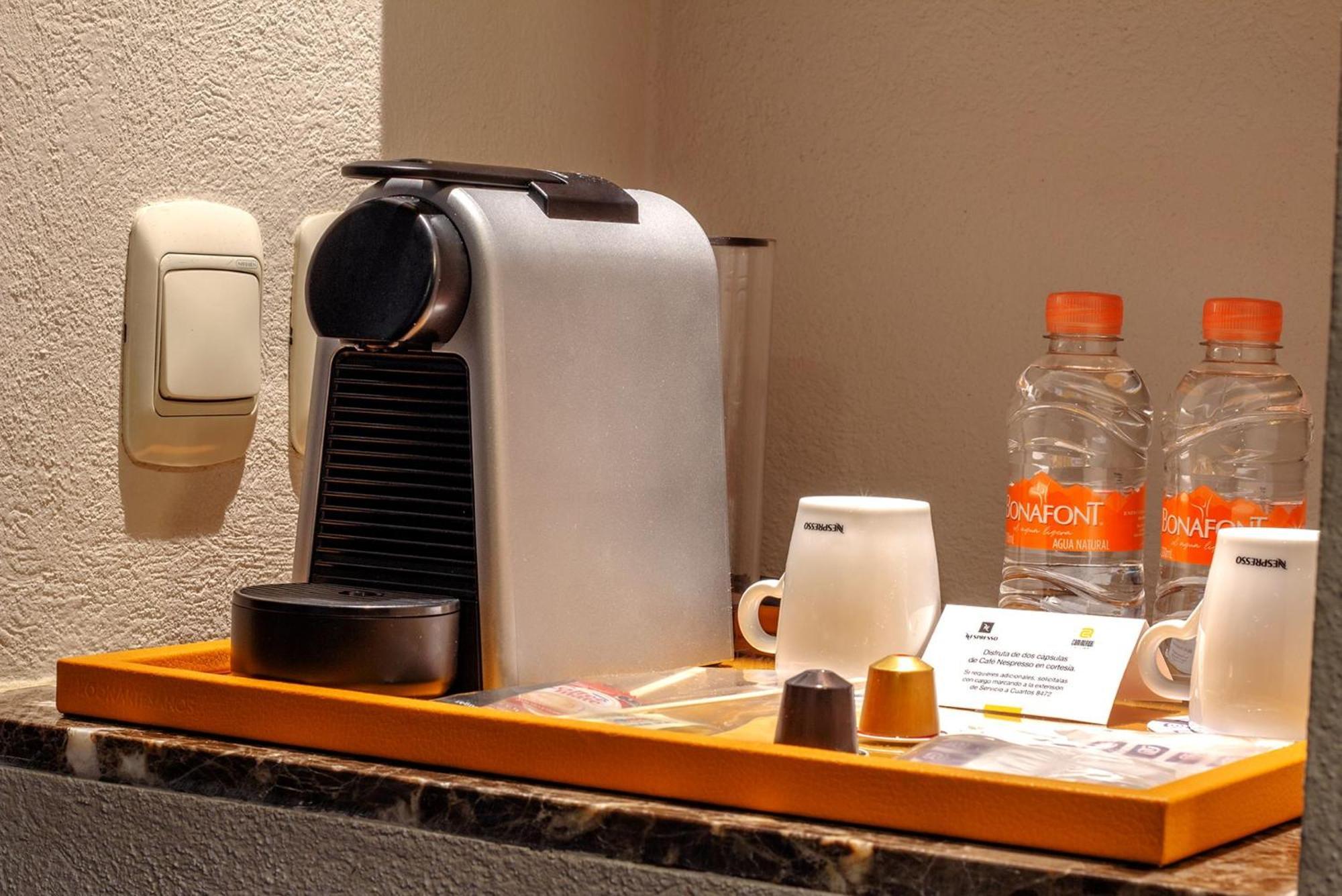 Hotel Camino Real Pedregal Mexico Exteriér fotografie A Nespresso coffee machine in a hotel room